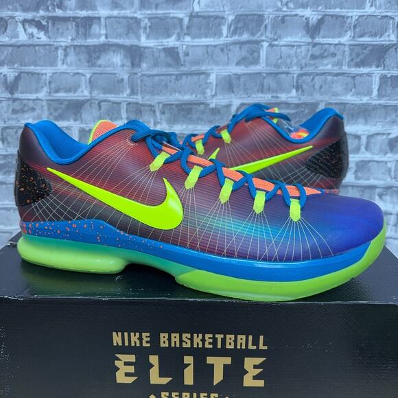 Nike KD V 5 Elite EYBL Multicolor Basketball Shoes 585386-900 Mens Size 16 Rare main image 7